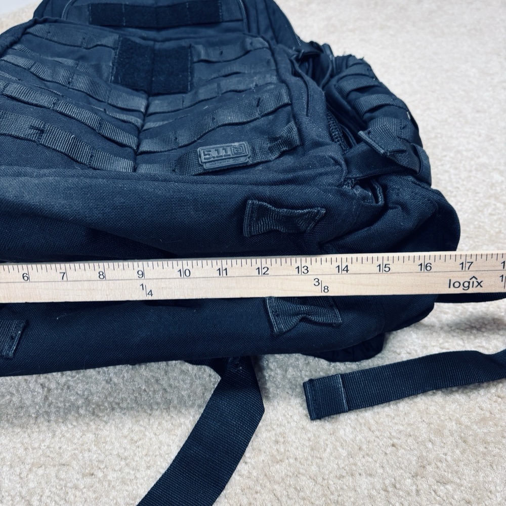 5.11 Tactical Rush 72 2.0 Black Nylon 55L MOLLE Backpack 72hr Pack - Picture 15 of 16